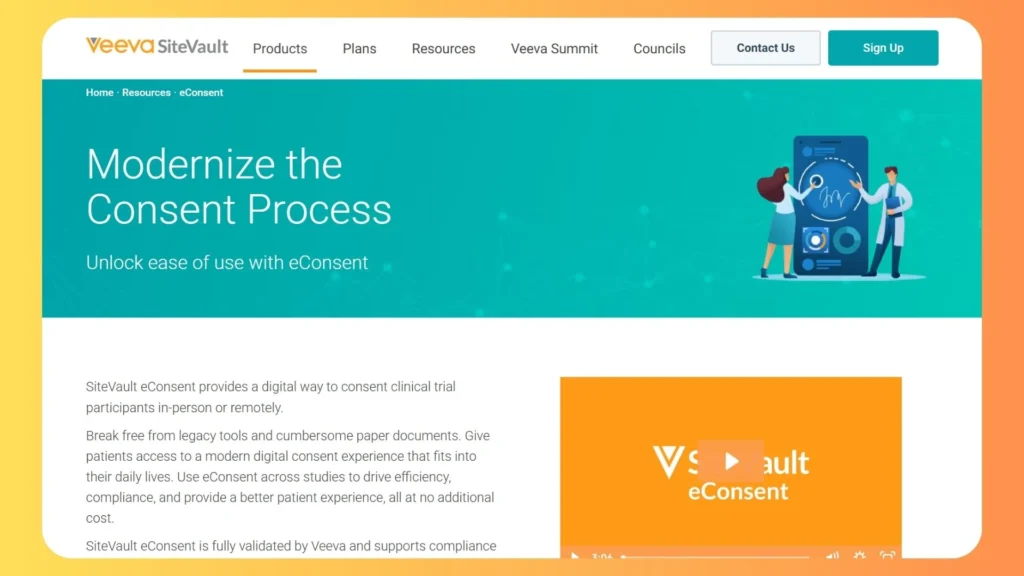 2. Veeva SiteVault eConsent