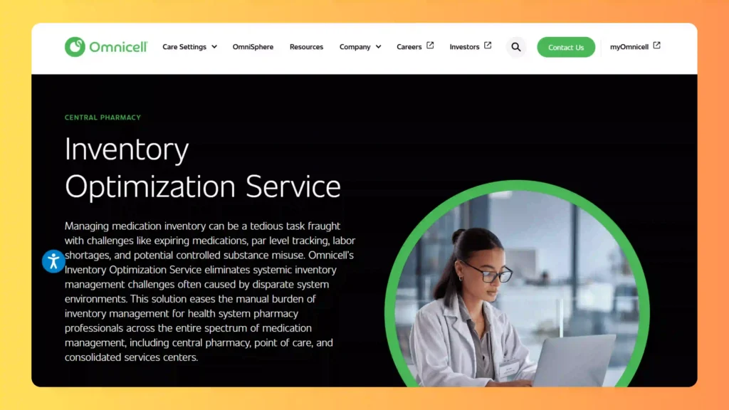 3. Omnicell - Inventory Optimization Service