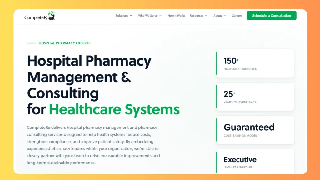 4. CompleteRx - Pharmacy Management and Inventory Consulting