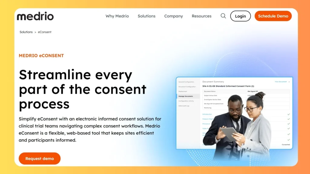 4. Medrio eConsent