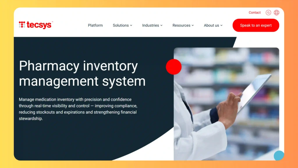 9. Tecsys - Pharmacy Inventory Management