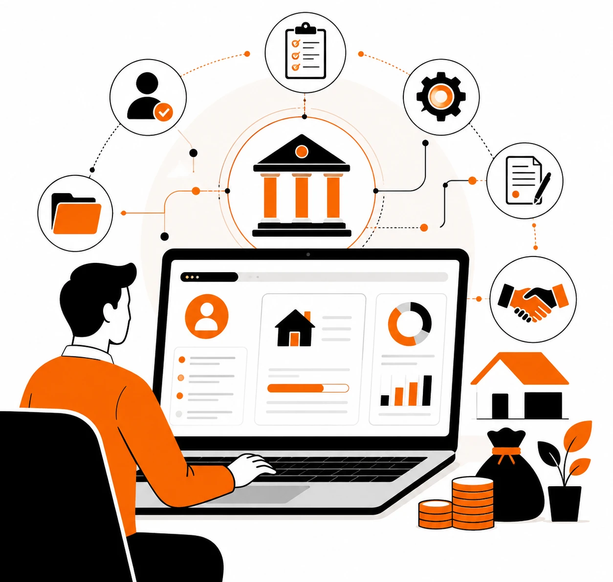 Custom Loan Servicing Software Built Around Your Lending Workflows hero