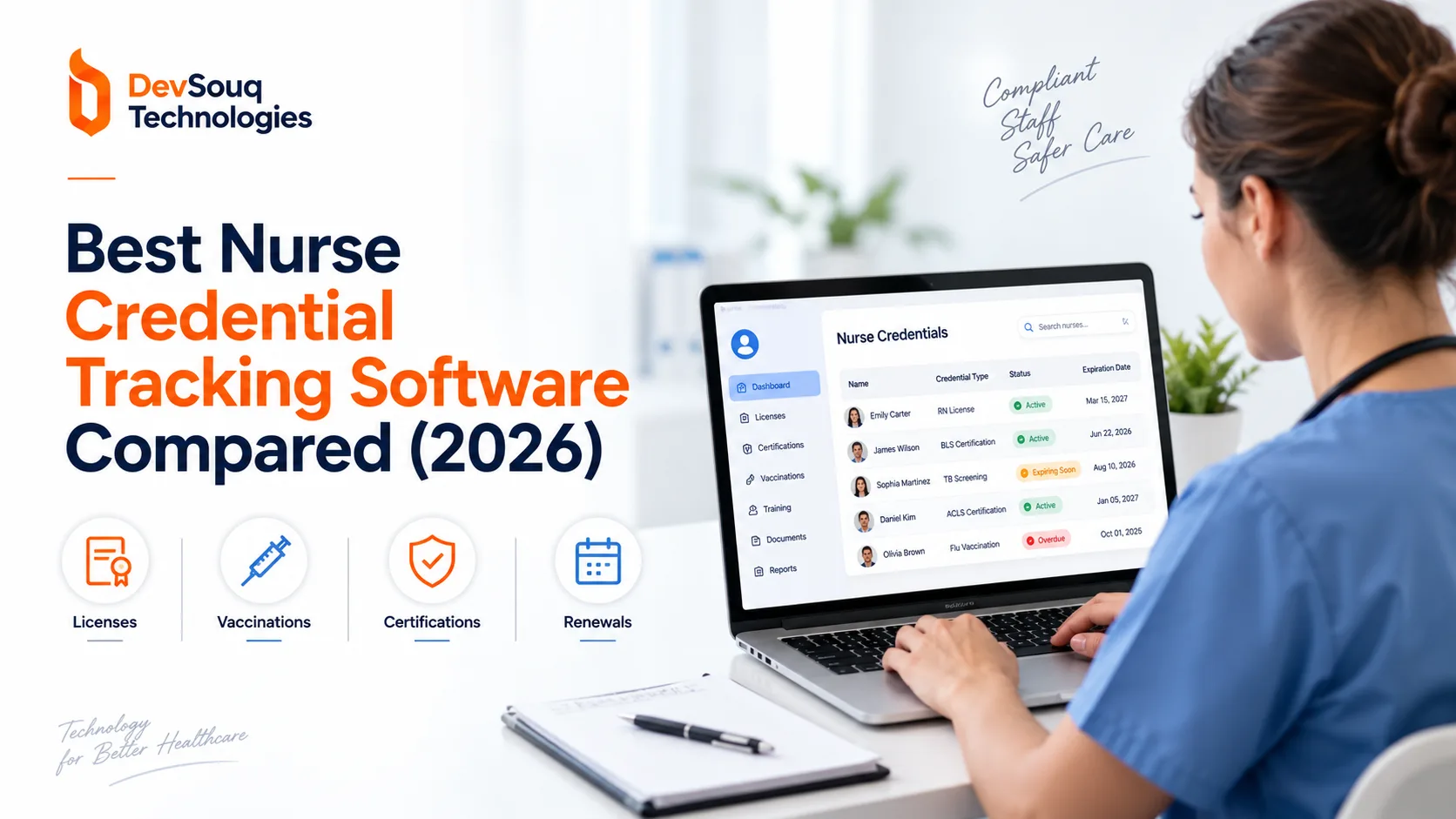 Best Nurse Credential Tracking Software Compared (2026)