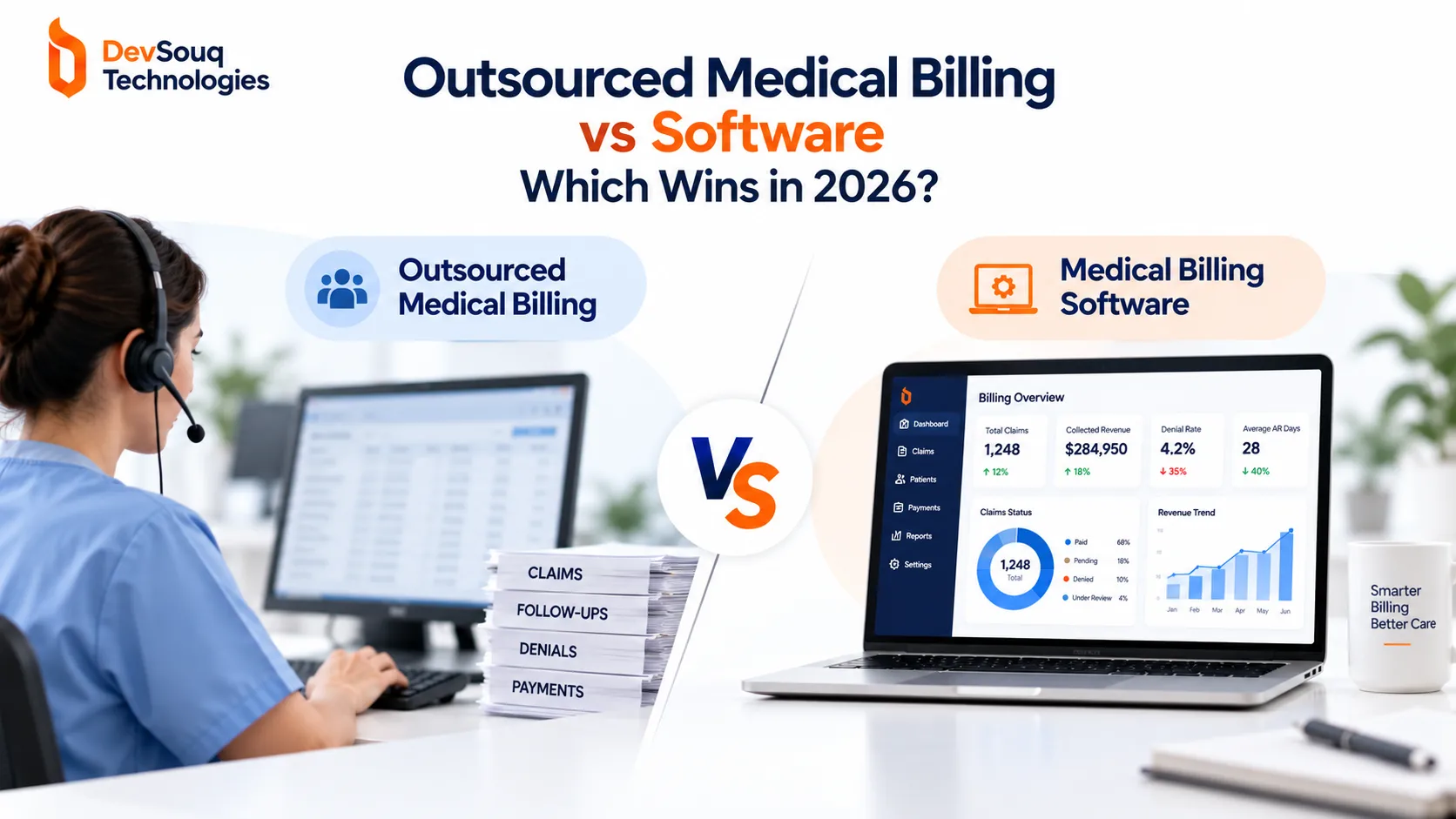 Outsourced Medical Billing vs Software Which Wins in 2026