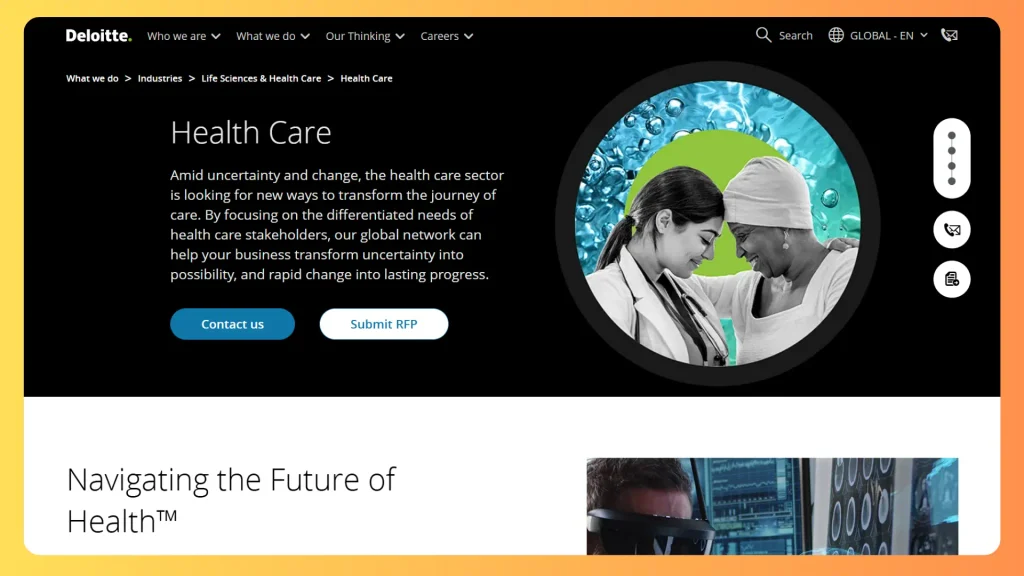 Deloitte's healthcare practice